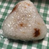 鳥南蛮入り梅ぼしおかかおむすび